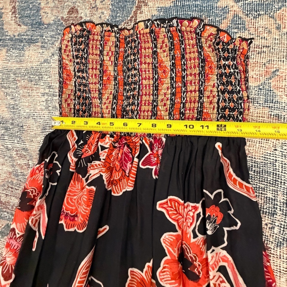 Anthropologie The Marisol Printed Smocked Gauze Maxi Dress Size Small - Picture 12 of 15